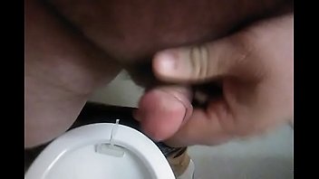 Masturbating my tiny penis till cum and playing with balls