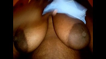 Hubby play with phat areola tits