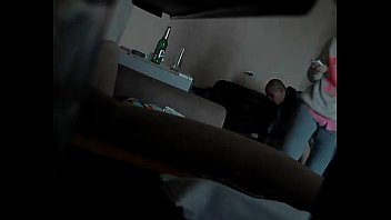 Roommate caught on hidden cam fucking his girlfriend