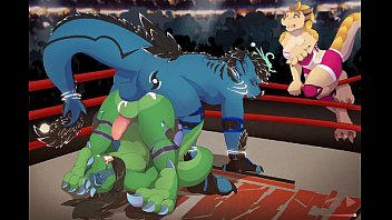 Jasonafex the Dragon getting ass-fucked in boxing ring - YIFF Jasonafex