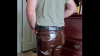 Me, Nelson, in my brown leather pants that I made myself