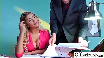 (August Ames) Naughty Slut Big Tits Girl Get Nailed In Office vid-03